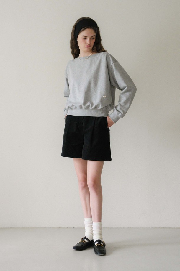 ANEDIT - 스웻셔츠 - U Boat Neck Sweatshirt_3colors