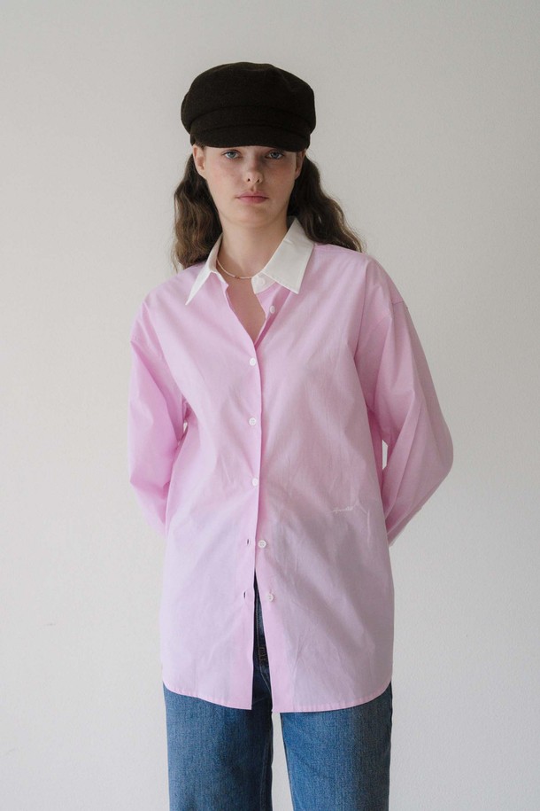 ANEDIT - 셔츠 - U Coloration Cuffs Point Shirt_3colors