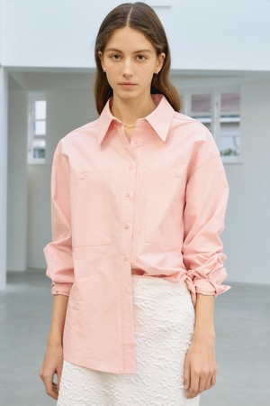 Classic Big Pocket Shirt_Pink