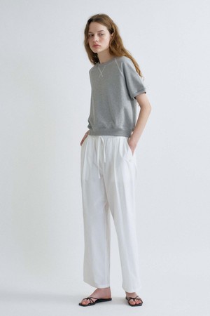 S Banding String Pants_White