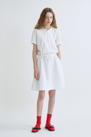 S Bohemian Midi Dress_White