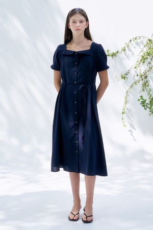 S Voyage Linen Dress_2colors