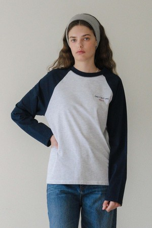 U Needlepoint Raglan Tshirt_2colors