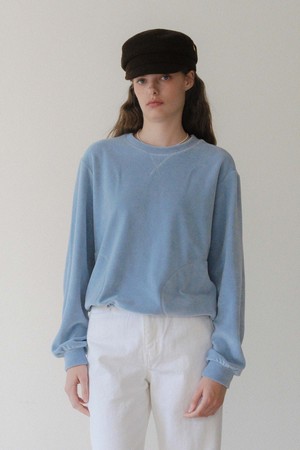 U Velour Stitch Sweatshirt_3colors