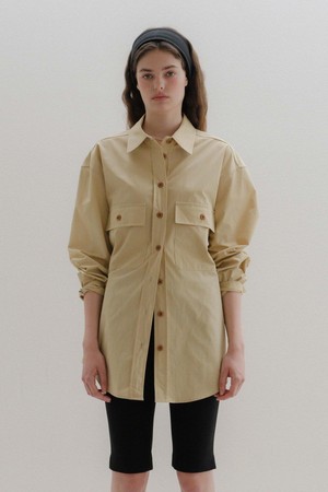 U Over Big Pocket Shirt_2colors