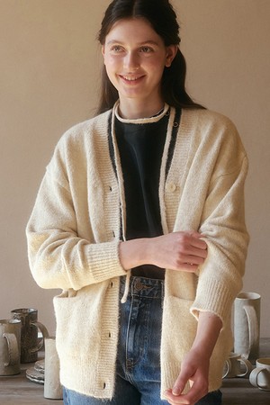 U Loose Fit String Cardigan_4colors