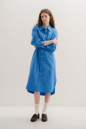 U French Chic Shirt Dress_2colors