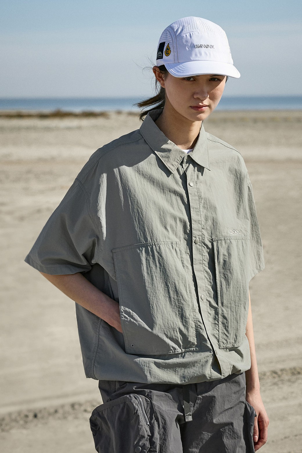 FLUKE - 반팔셔츠 - 플루크 aqe 빅포켓 나일론 하프 셔켓 FSS101 / 3color