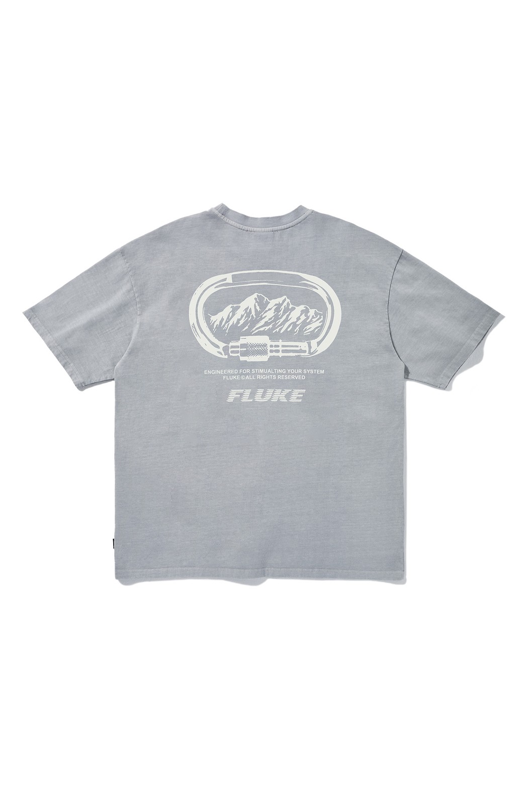 FLUKE - 반팔티셔츠 - 플루크 카라비너 피그먼트 반팔 티셔츠 FST744 / 5color
