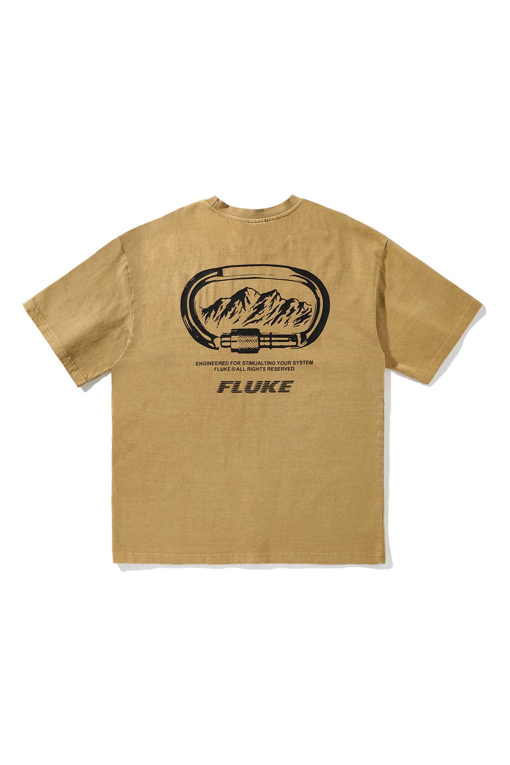 FLUKE - 반팔티셔츠 - 플루크 카라비너 피그먼트 반팔 티셔츠 FST744 / 5color