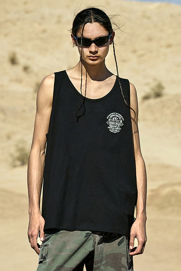 FLUKE - 반팔티셔츠 - NYC 워크웨어 피그먼트 슬리브리스 FSL109 / 4color