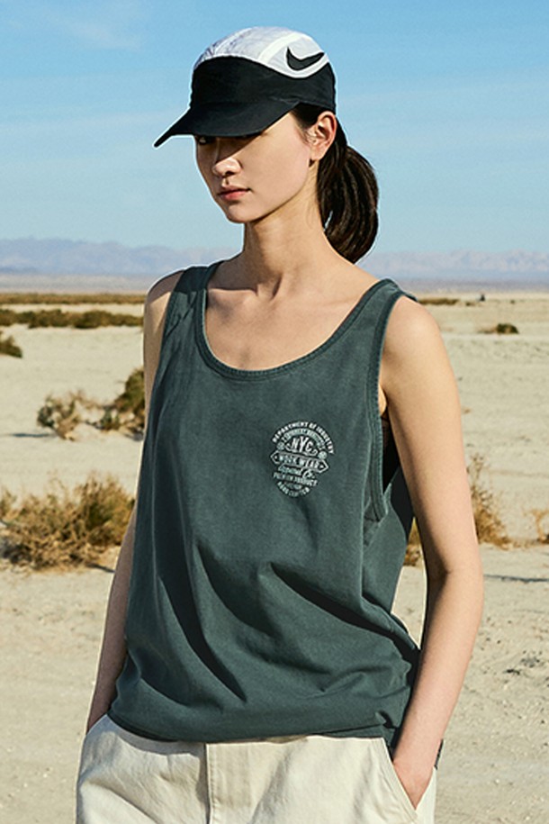 FLUKE - 반팔티셔츠 - NYC 워크웨어 피그먼트 슬리브리스 FSL109 / 4color