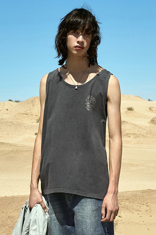 FLUKE - 반팔티셔츠 - NYC 워크웨어 피그먼트 슬리브리스 FSL109 / 4color