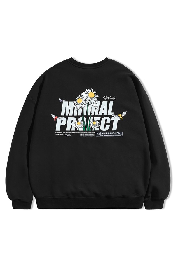 MINIMALPROJECT - 스웨트셔츠 - 데이지 플라워 맨투맨 MMT138-Z / 4color