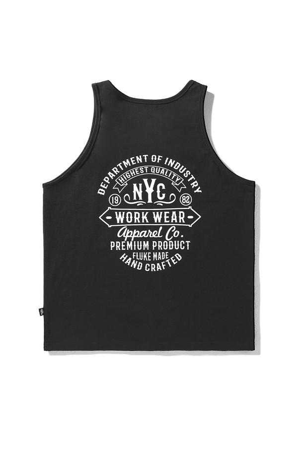 FLUKE - 반팔티셔츠 - NYC 워크웨어 피그먼트 슬리브리스 FSL109 / 4color