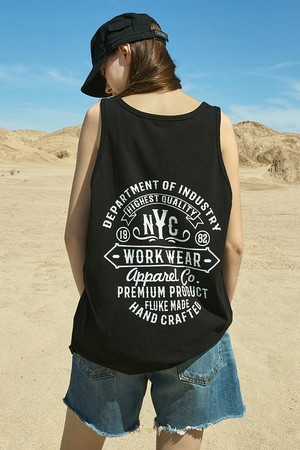 NYC 워크웨어 피그먼트 슬리브리스 FSL109 / 4color