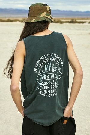 NYC 워크웨어 피그먼트 슬리브리스 FSL109 / 4color