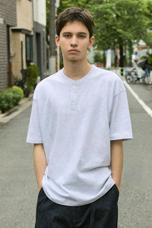 헤비웨이트 10s 헨리넥 반팔티셔츠 MST180 / 5color