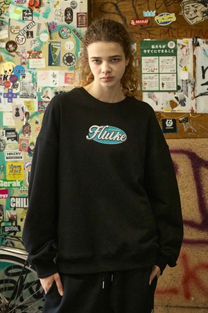 플루크 어치브 바이브 오버핏 맨투맨 티셔츠 FMT3087-Z / 3color