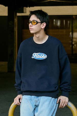 플루크 어치브 바이브 오버핏 맨투맨 티셔츠 FMT3087-Z / 3color