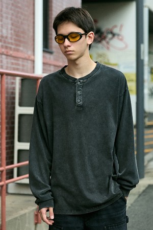 플루크 어반 헤리티지 헨리넥 로고 긴팔 티셔츠 FLT718 / 3color