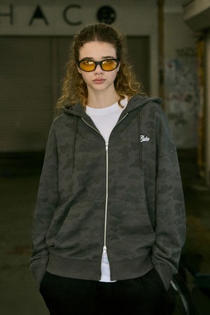 플루크 어반코어 크루 카모 시그니처 로고 후드 집업 FZT1033-Z / 2color