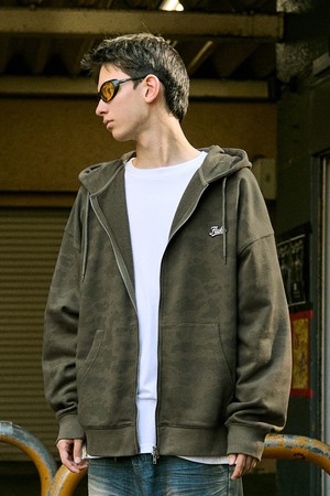 플루크 어반코어 크루 카모 시그니처 로고 후드 집업 FZT1033-Z / 2color