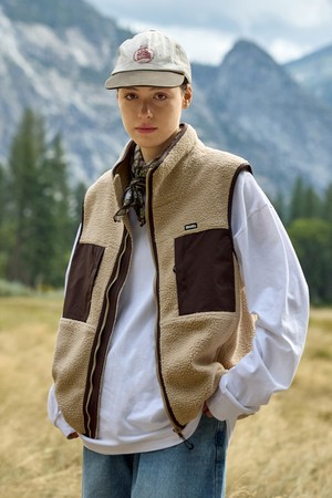 플루크 노스사이드 덤블 플리스 베스트 베이지 FVT208 / 3color