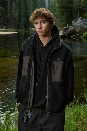 플루크 노스사이드 덤블 플리스 베스트 베이지 FVT208 / 3color