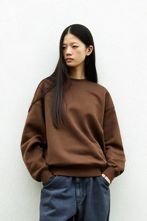 플루크 라이트 데이오프 오버핏 맨투맨 티셔츠 FMT901 / 5color