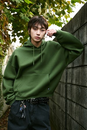 플루크 어반 스트레이트 크롭 후드 티셔츠 FHT900C / 4color