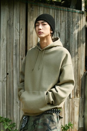 플루크 라이트 데이오프 오버핏 후드 티셔츠 FHT901 / 4color