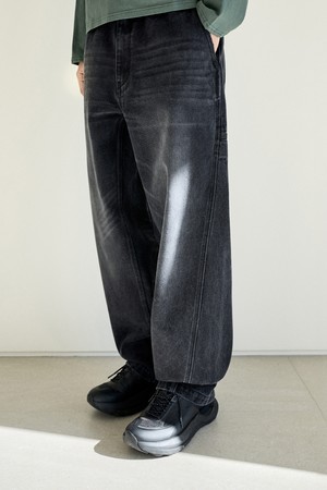 내추럴 커브드 데님 팬츠 FDP108 / 2Color