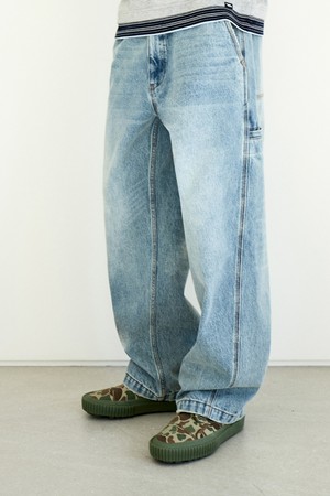 내추럴 커브드 데님 팬츠 FDP108 / 2Color