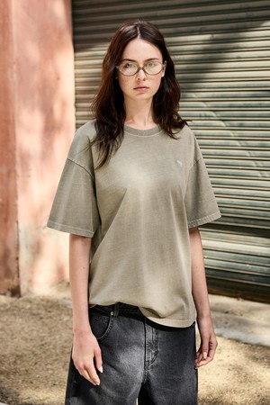 플루크 슬램 로고 피그먼트 반팔 티셔츠 FST749 / 9color