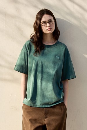 플루크 슬램 로고 피그먼트 반팔 티셔츠 FST749 / 9color