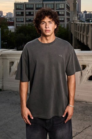 플루크 슬램 로고 피그먼트 반팔 티셔츠 FST749 / 9color