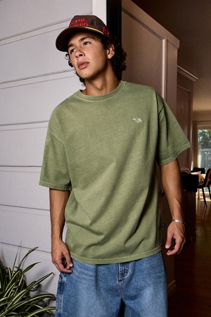 플루크 슬램 로고 피그먼트 반팔 티셔츠 FST749 / 9color