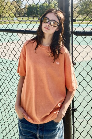 플루크 슬램 로고 피그먼트 반팔 티셔츠 FST749 / 9color