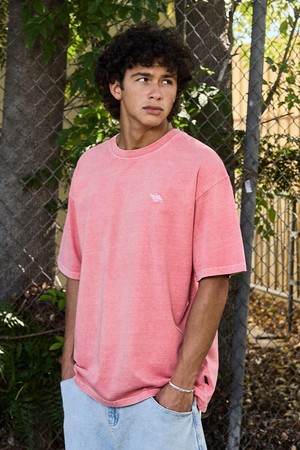 플루크 슬램 로고 피그먼트 반팔 티셔츠 FST749 / 9color