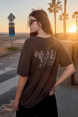 플루크 그래피티 로고 피그먼트 반팔 티셔츠 FST750 / 4color