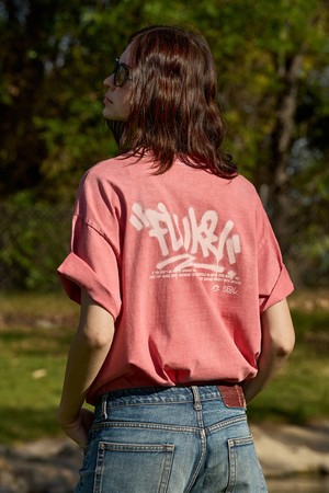 플루크 그래피티 로고 피그먼트 반팔 티셔츠 FST750 / 4color