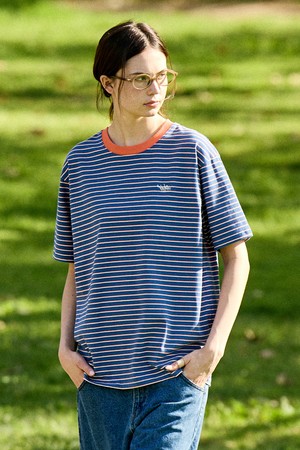 플루크 캐주얼 스트라이프 반팔 티셔츠 FST344 / 3Color