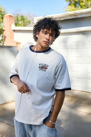 플루크 월드와이드 어드벤처 링거 반팔 티셔츠 FST347 /  3Color