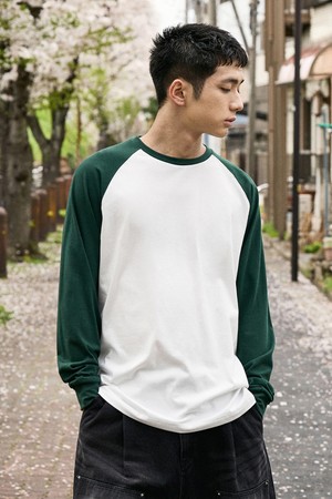 언더 로그 래글런 긴팔 티셔츠 MLT122 / 7COLOR