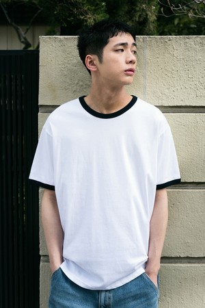 언더 로그 링거 반팔 티셔츠 MST189 / 6COLOR