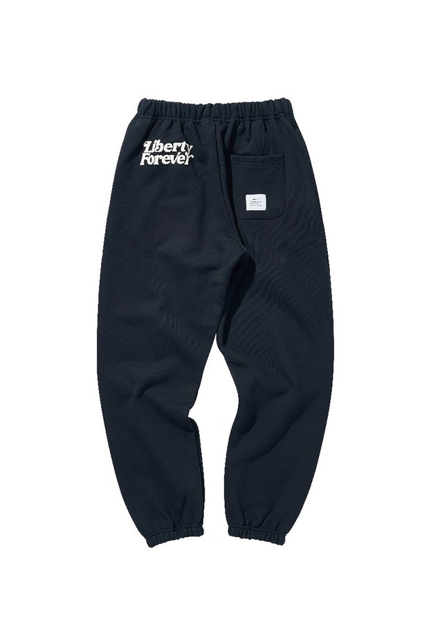 LIBEREKOREA - 조거/스웨트팬츠 - FOREVER SWEAT PANTS / NAVY