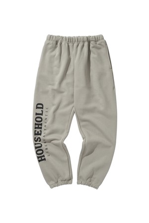 H LOGO SWEATPANTS / STORMDUST