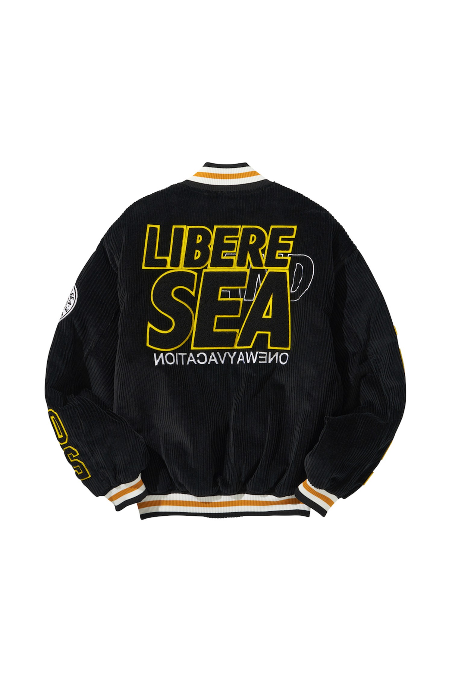 WDS X LIBERE VARSITY JACKET / BLACK_LIBEREKOREA