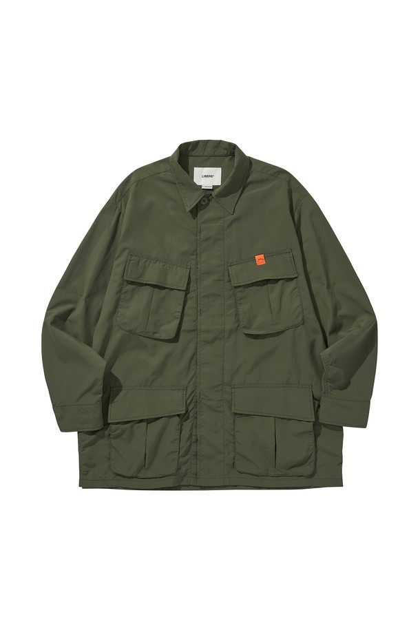 LIBEREKOREA - 사파리/필드자켓 - INVISIBLE JUNGLE JACKET / OLIVE